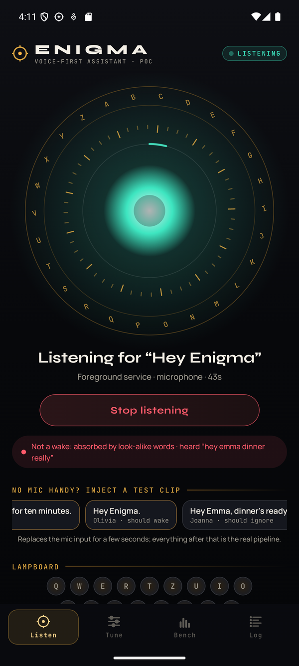 A look-alike phrase ignored